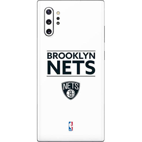 NBA Brooklyn Nets Standard - White Galaxy Note 10 Plus Skin