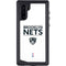 NBA Brooklyn Nets Standard - White Galaxy Note 10 Waterproof Case