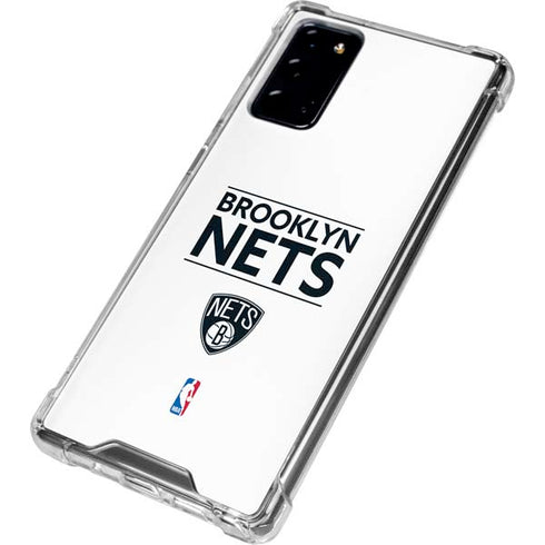 NBA Brooklyn Nets Standard - White Galaxy Note20 5G Clear Case