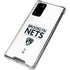 NBA Brooklyn Nets Standard - White Galaxy Note20 5G Clear Case