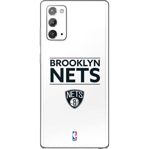 NBA Brooklyn Nets Standard - White Galaxy Note20 5G Skin