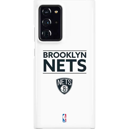 NBA Brooklyn Nets Standard - White Galaxy Note20 Ultra 5G Lite Case