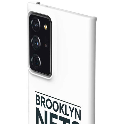 NBA Brooklyn Nets Standard - White Galaxy Note20 Ultra 5G Lite Case