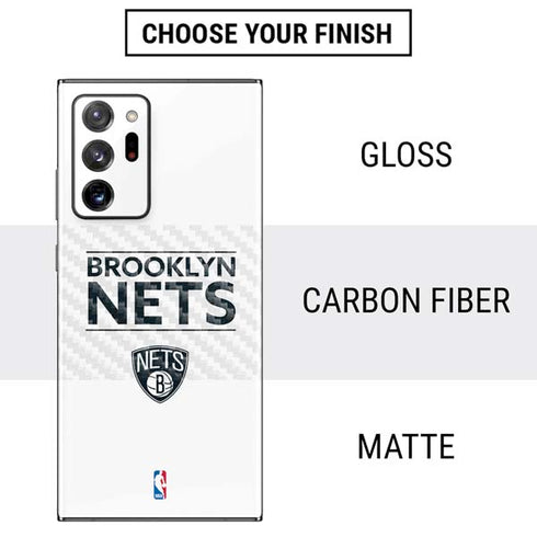 NBA Brooklyn Nets Standard - White Galaxy Note20 Ultra 5G Skin