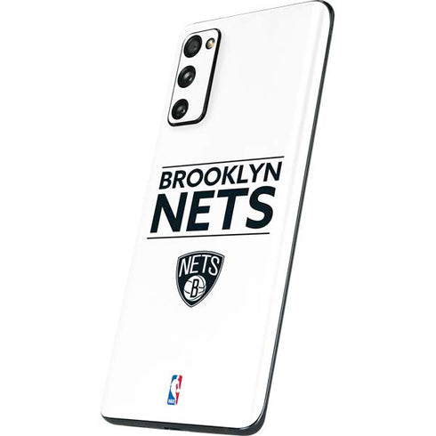 NBA Brooklyn Nets Standard - White Galaxy S20 Fan Edition Skin