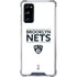 NBA Brooklyn Nets Standard - White Galaxy S20 FE Clear Case