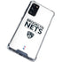 NBA Brooklyn Nets Standard - White Galaxy S20 FE Clear Case