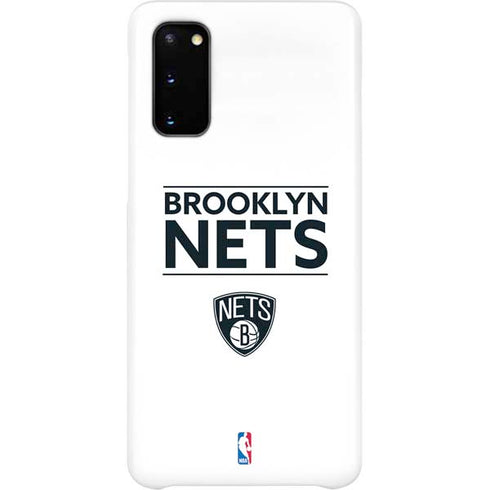 NBA Brooklyn Nets Standard - White Galaxy S20 Lite Case