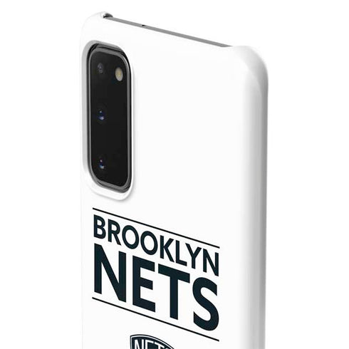 NBA Brooklyn Nets Standard - White Galaxy S20 Lite Case