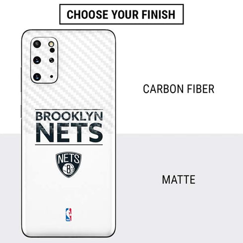 NBA Brooklyn Nets Standard - White Galaxy S20 Plus Skin