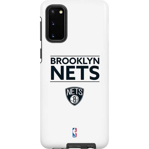 NBA Brooklyn Nets Standard - White Galaxy S20 Pro Case