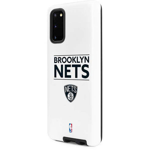 NBA Brooklyn Nets Standard - White Galaxy S20 Pro Case