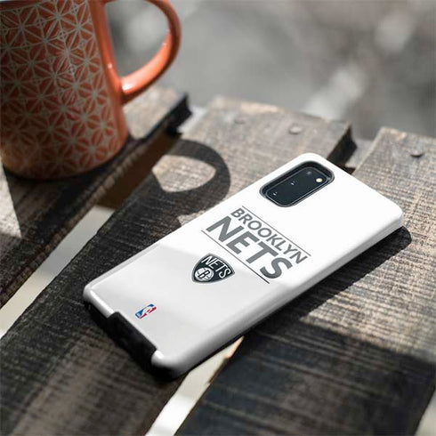 NBA Brooklyn Nets Standard - White Galaxy S20 Pro Case