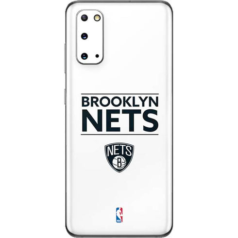 NBA Brooklyn Nets Standard - White Galaxy S20 Skin