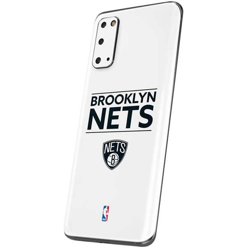 NBA Brooklyn Nets Standard - White Galaxy S20 Skin