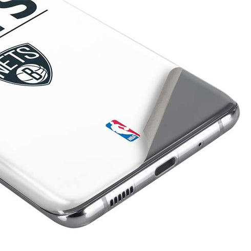 NBA Brooklyn Nets Standard - White Galaxy S20 Skin