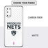 NBA Brooklyn Nets Standard - White Galaxy S20 Skin