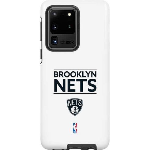 NBA Brooklyn Nets Standard - White Galaxy S20 Ultra 5G Pro Case