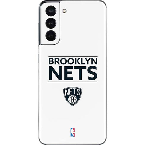NBA Brooklyn Nets Standard - White Galaxy S21 5G Skin