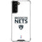 NBA Brooklyn Nets Standard - White Galaxy S21 FE Clear Case