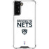 NBA Brooklyn Nets Standard - White Galaxy S21 FE Clear Case