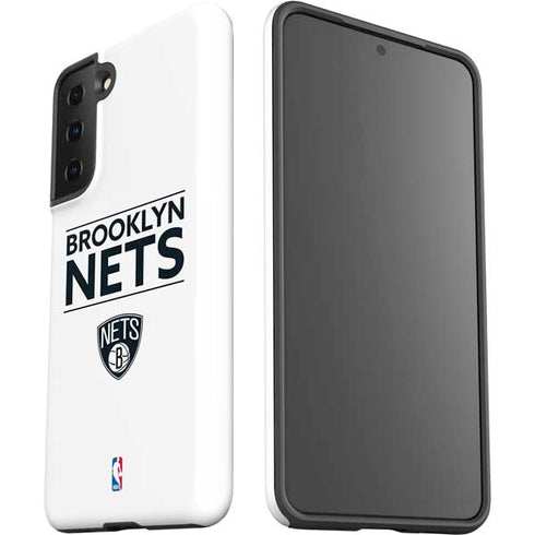 NBA Brooklyn Nets Standard - White Galaxy S21 FE Pro Case
