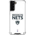 NBA Brooklyn Nets Standard - White Galaxy S21 Plus 5G Clear Case