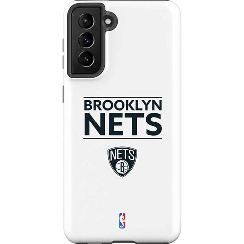 NBA Brooklyn Nets Standard - White Galaxy S21 Plus 5G Pro Case