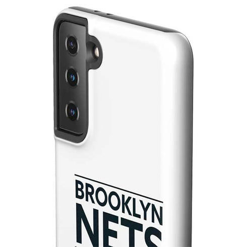 NBA Brooklyn Nets Standard - White Galaxy S21 Plus 5G Pro Case