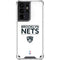 NBA Brooklyn Nets Standard - White Galaxy S21 Ultra 5G Clear Case