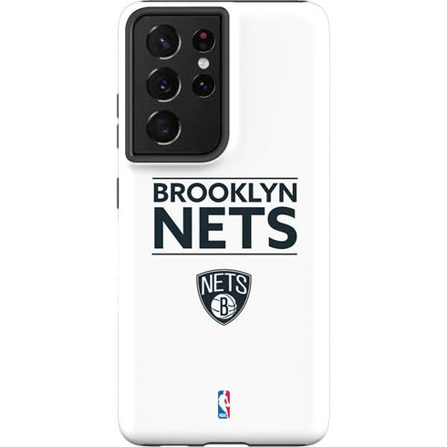 NBA Brooklyn Nets Standard - White Galaxy S21 Ultra 5G Pro Case