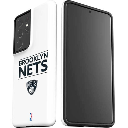NBA Brooklyn Nets Standard - White Galaxy S21 Ultra 5G Pro Case