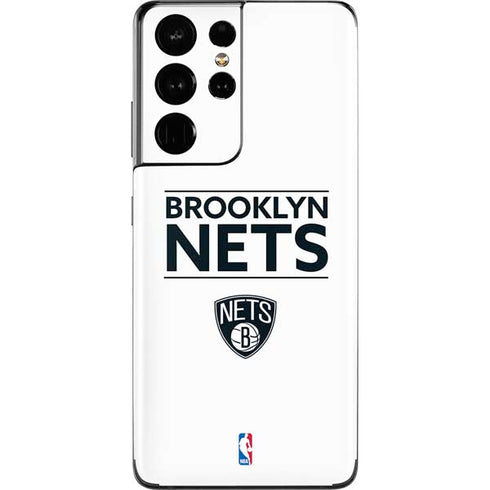 NBA Brooklyn Nets Standard - White Galaxy S21 Ultra 5G Skin