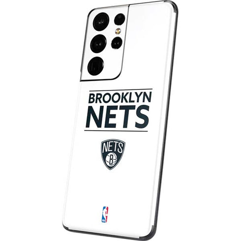 NBA Brooklyn Nets Standard - White Galaxy S21 Ultra 5G Skin