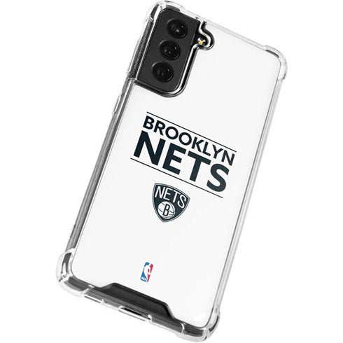 NBA Brooklyn Nets Standard - White Galaxy S22 Clear Case