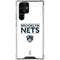 NBA Brooklyn Nets Standard - White Galaxy S22 Ultra Clear Case