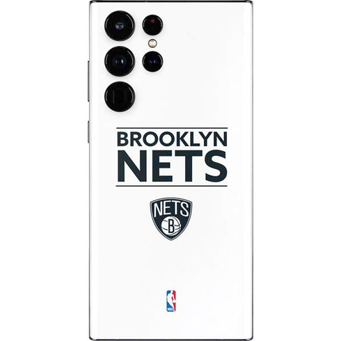 NBA Brooklyn Nets Standard - White Galaxy S22 Ultra Skin