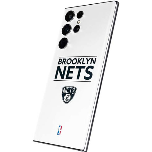 NBA Brooklyn Nets Standard - White Galaxy S22 Ultra Skin