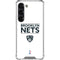 NBA Brooklyn Nets Standard - White Galaxy S23 Clear Case