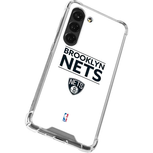 NBA Brooklyn Nets Standard - White Galaxy S23 Clear Case