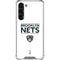 NBA Brooklyn Nets Standard - White Galaxy S23 Plus Clear Case