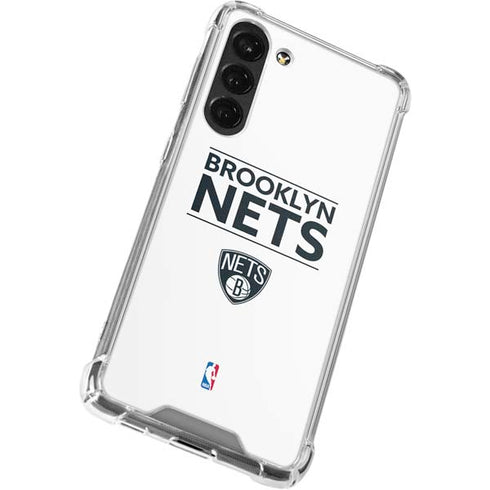 NBA Brooklyn Nets Standard - White Galaxy S23 Plus Clear Case
