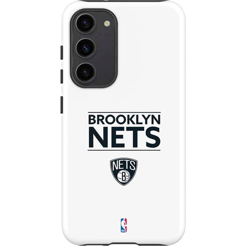 NBA Brooklyn Nets Standard - White Galaxy S23 Plus Pro Case
