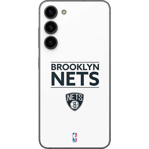 NBA Brooklyn Nets Standard - White Galaxy S23 Plus Skin