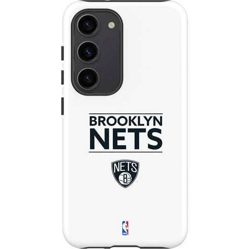 NBA Brooklyn Nets Standard - White Galaxy S23 Pro Case