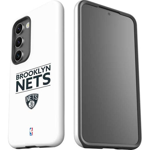 NBA Brooklyn Nets Standard - White Galaxy S23 Pro Case