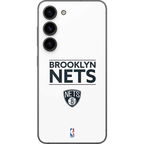 NBA Brooklyn Nets Standard - White Galaxy S23 Skin