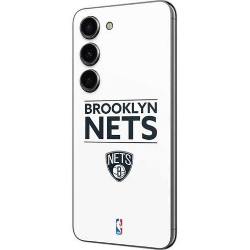 NBA Brooklyn Nets Standard - White Galaxy S23 Skin
