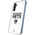 NBA Brooklyn Nets Standard - White Galaxy S24 Clear Case