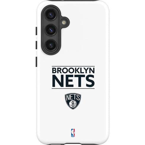 NBA Brooklyn Nets Standard - White Galaxy S24 Impact Case